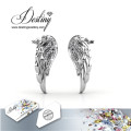 Destin bijoux cristaux de Swarovski Angel Wings boucles d’oreilles